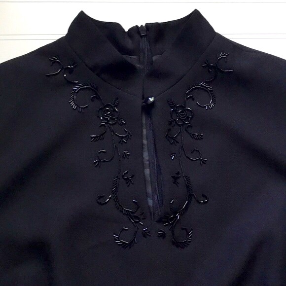 Jessica Howard elegant black dress size 14 - Picture 3 of 7